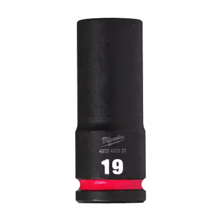 Головка торцевая, 6-гранная, ударная, глубокая, 1/2", 19 мм Milwaukee 4932480337 фото 1