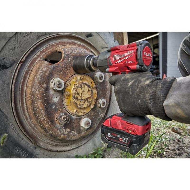 Аккумуляторный среднемоментный ударный гайковерт Milwaukee M18 FUEL FMTIW2F12-501X 4933478451 фото 11