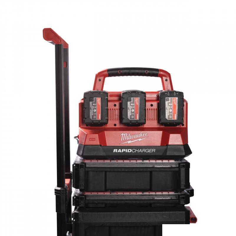 Зарядное устройство Milwaukee M18 PC6 EU на 6 аккумуляторов 4932480162 фото 8