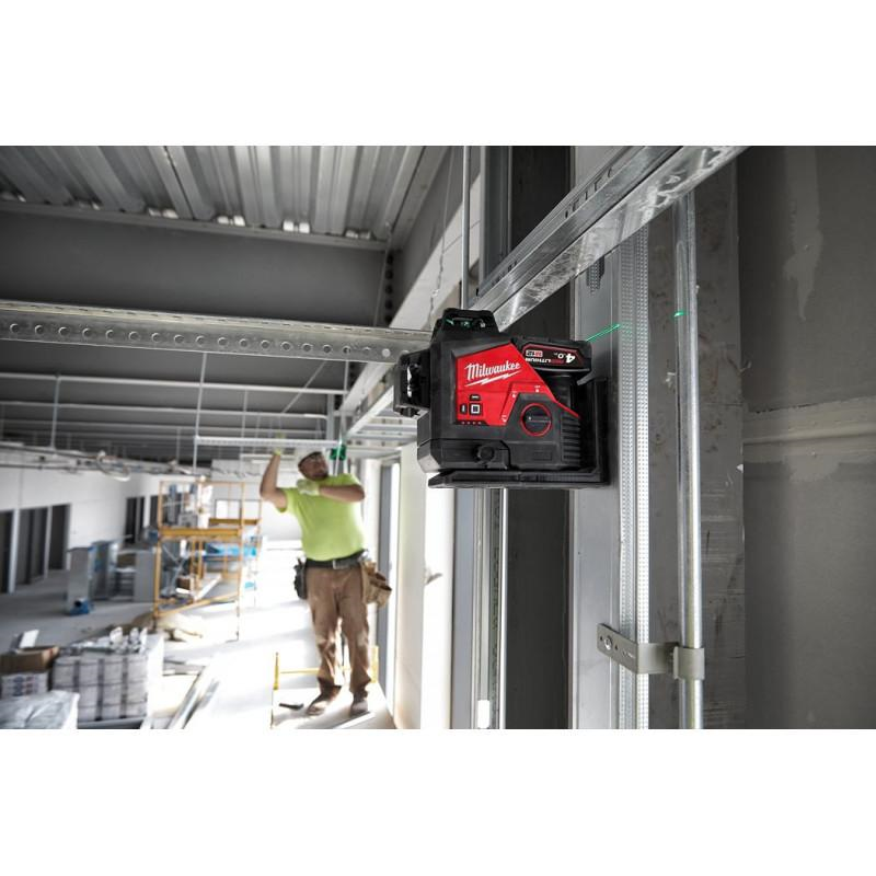 Аккумуляторный лазерный нивелир Milwaukee M12 3PLKIT-401P 4933478960 фото 5