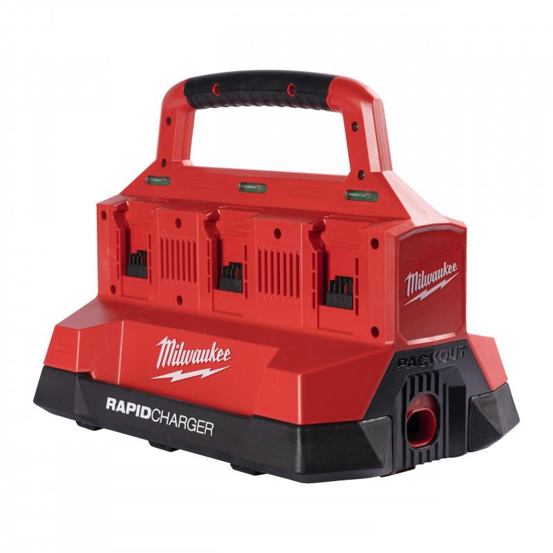Зарядное устройство Milwaukee M18 PC6 EU на 6 аккумуляторов 4932480162 фото 2