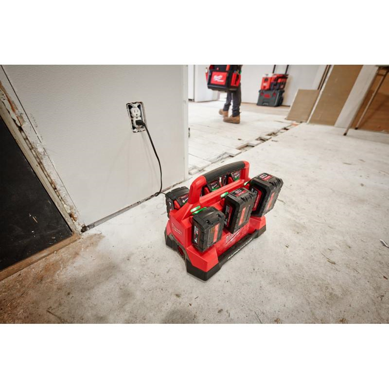 Зарядное устройство Milwaukee M18 PC6 EU на 6 аккумуляторов 4932480162 фото 17
