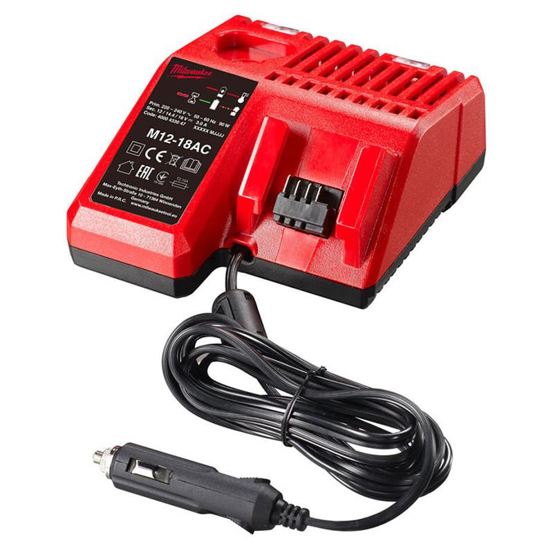 Автомобильное зарядное устройство Milwaukee M12-18 AC 4932459205 фото 1