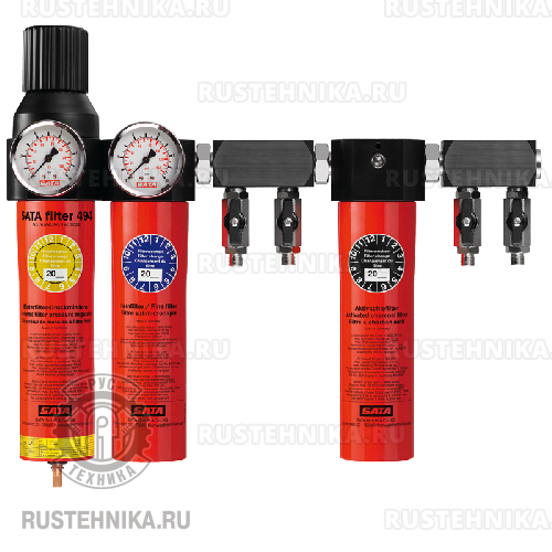 SATA 494 92338 Фильтр угольный модульный комбинированный, трехступенчатый фото 1