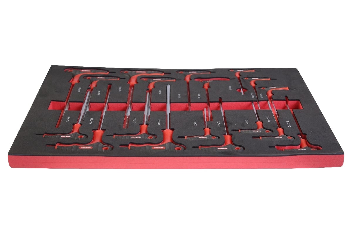 Тележка KraftWell с 7 ящиками, в подарок инструмент 277 предметов KRW-TTB+SET277 фото 10