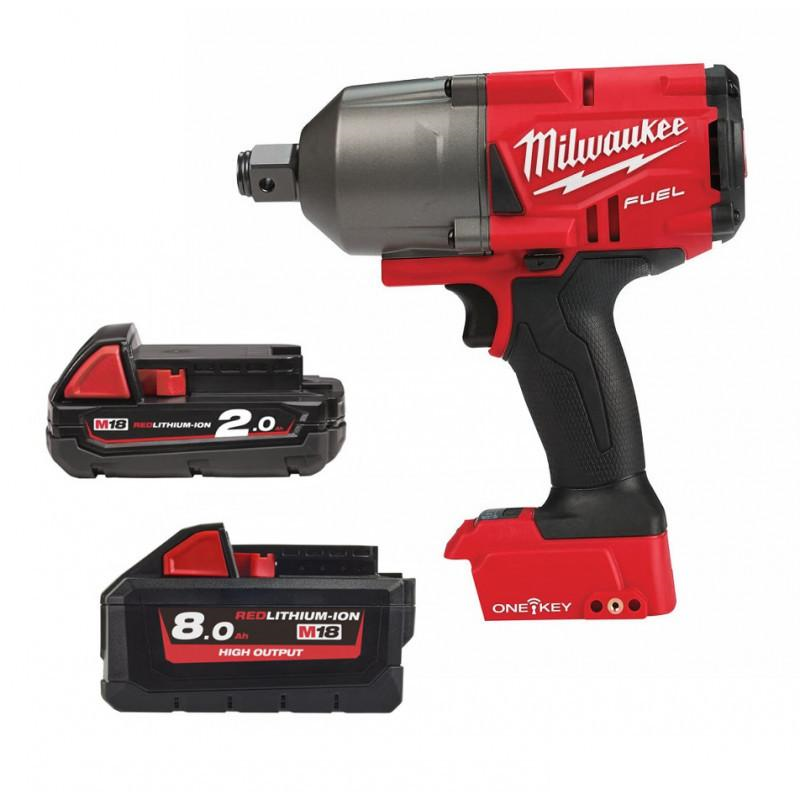 Аккумуляторный импульсный гайковерт Milwaukee M18 FUEL ONEFHIWF34-822X ONE-KEY 4933459711 фото 1