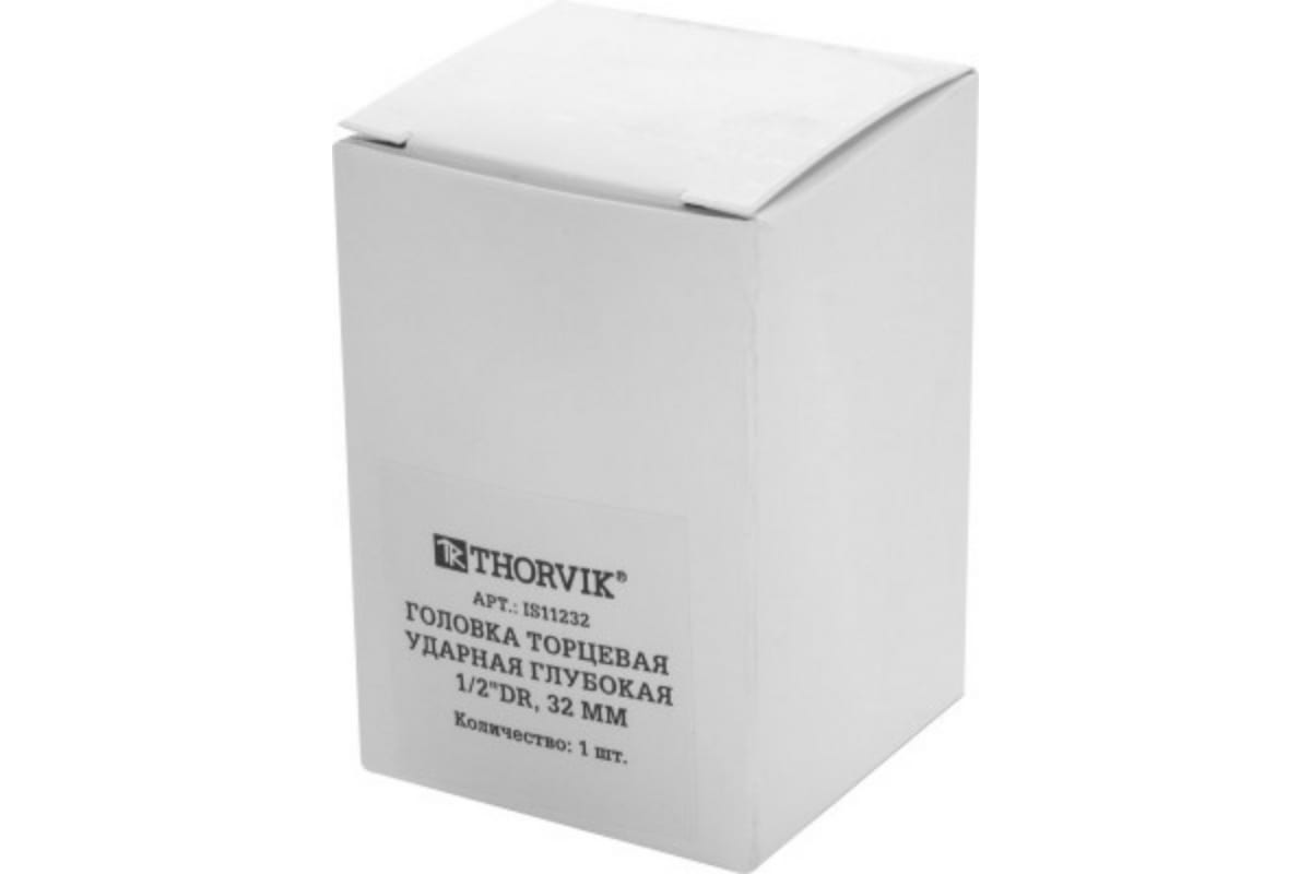 Головка торцевая ударная глубокая IS11232 32 мм, 1/2"DR Thorvik 53459 фото 2