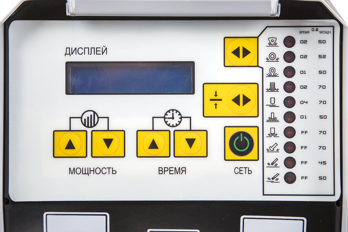 Аппарат для контактной точечной сварки KraftWell 380 В, споттер, без тележки KRW60SW/380L фото 3