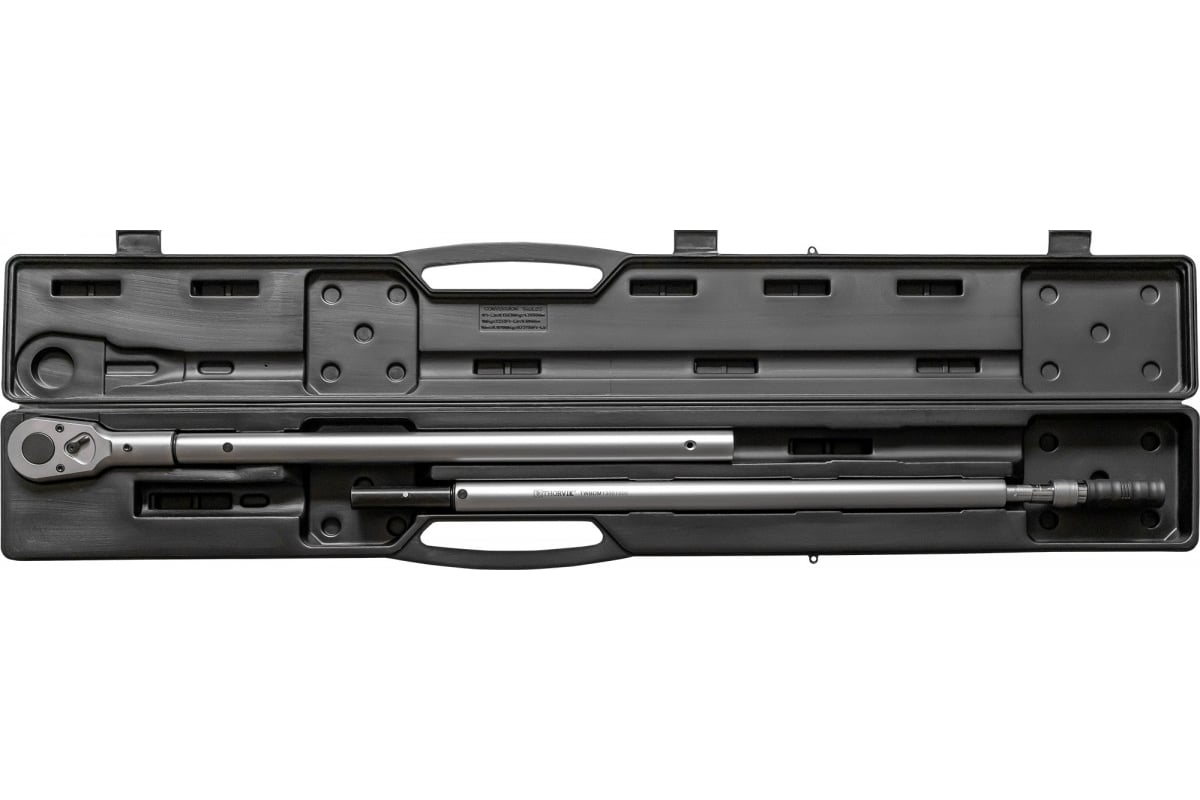 Двусторонний динамометрический ключ THORVIK TWBDM13001500 1DR, 300-1500 Нм 053584 фото 2