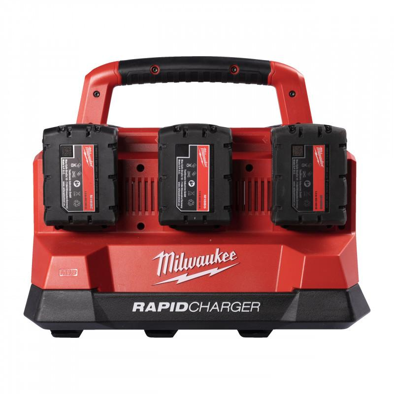 Зарядное устройство Milwaukee M18 PC6 EU на 6 аккумуляторов 4932480162 фото 4