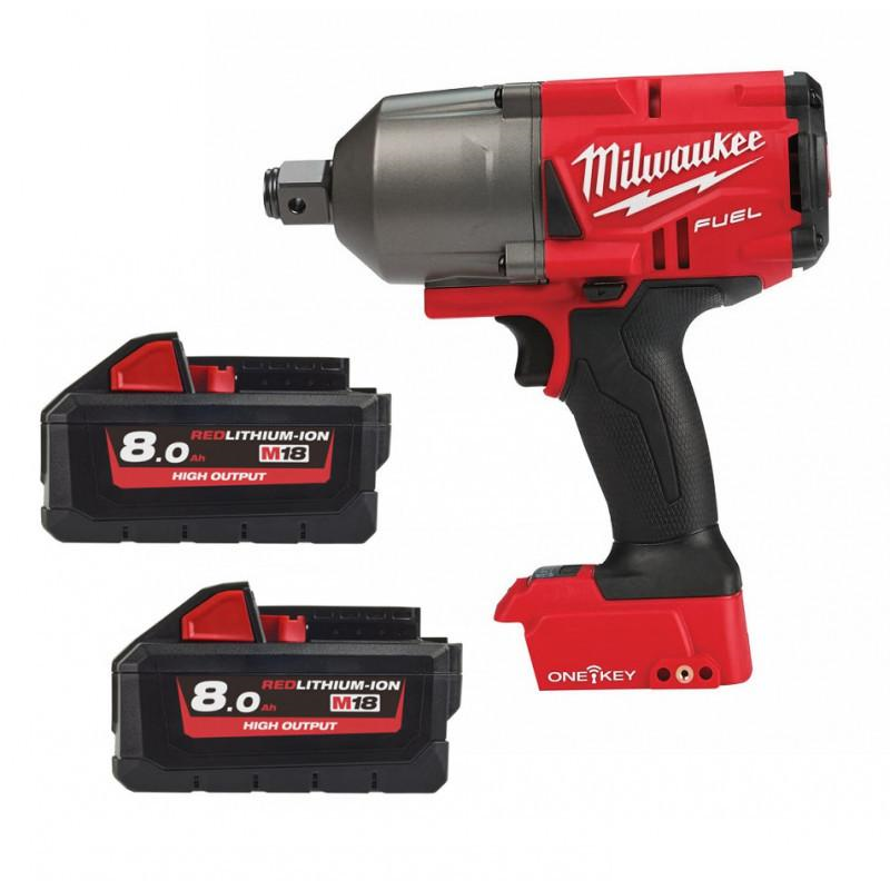 Аккумуляторный импульсный гайковерт Milwaukee M18 FUEL ONEFHIWF34-802X ONE-KEY 4933459713 фото 1