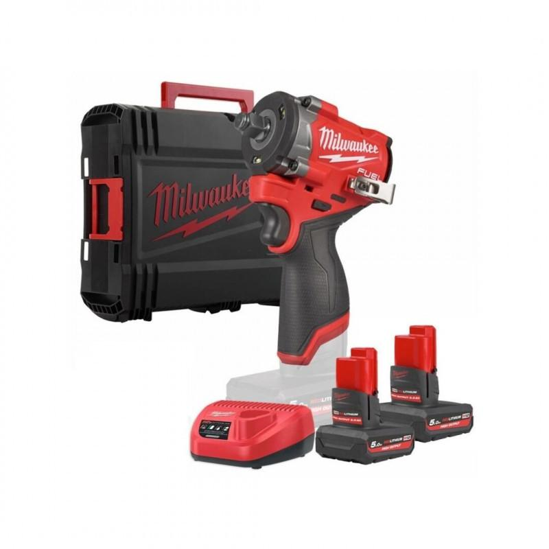 Аккумуляторный импульсный гайковерт Milwaukee M12 FUEL FCIWF12G3-502X 4933493455 фото 1