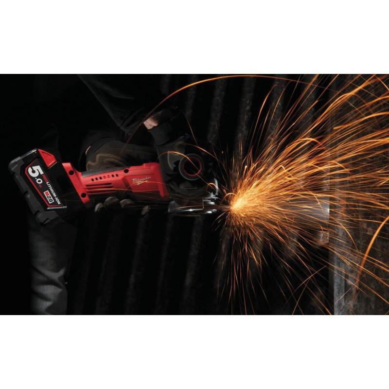 Аккумуляторная угловая шлифовальная машина (УШМ, Болгарка) Milwaukee HD28 AG115-32X 4933432145 фото 8