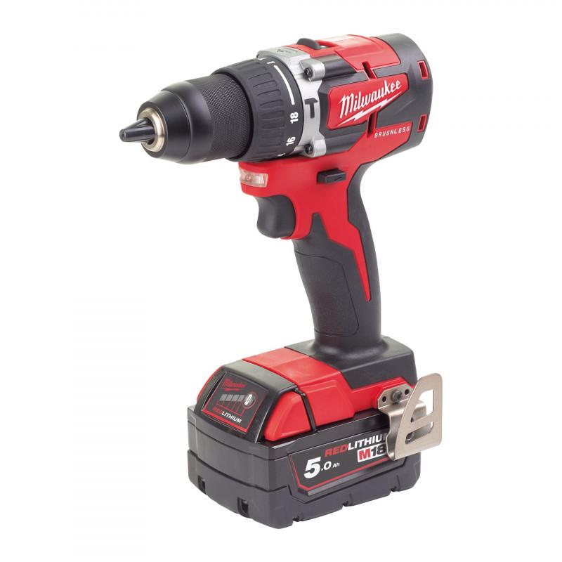 Аккумуляторная ударная дрель-шуруповерт Milwaukee M18 CBLPD-502X 4933472117, 4933464558 фото 1