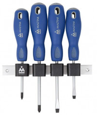 Набор отвёрток с держателем (4 предмета) МАСТАК 04-4RB