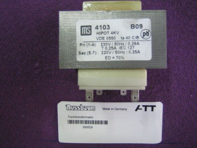 Трансформатор Nussbaum 990659 фото 1