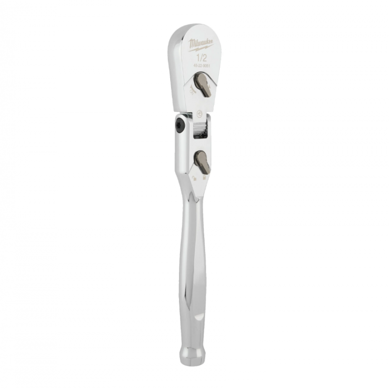 Трещотка шарнирная со шпинделем Milwaukee Drive Flex Head Ratchet 1/2 4932479655 фото 1