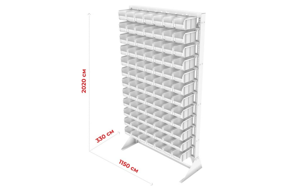 Стойка СТЕЛЛА-ТЕХНИК 1150x2000 односторонняя В1-00-12-00 фото 7