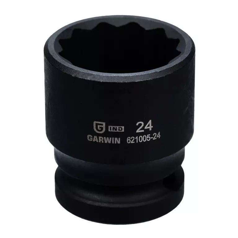 Головка торцевая ударная 1/2" 12 гр. 24 мм GARWIN INDUSTRIAL 621005-24 фото 1