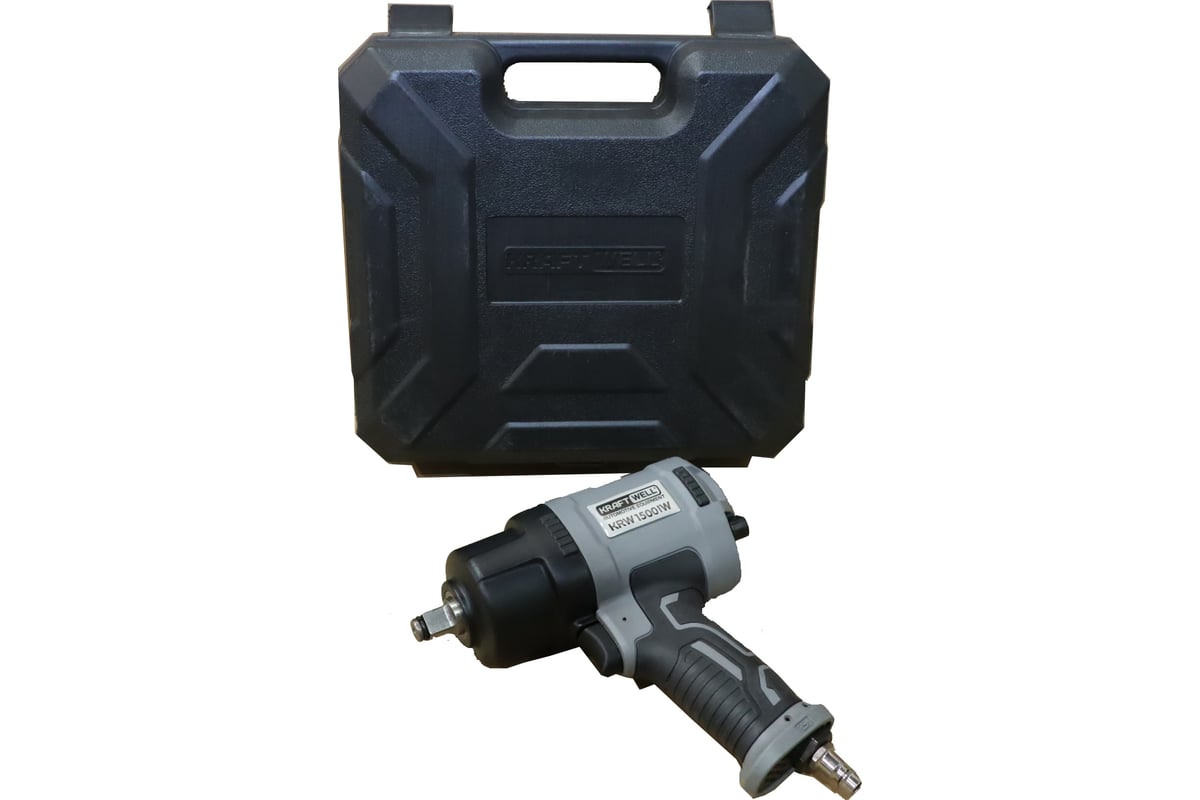 Пневматический ударный гайковерт KraftWell 1/2", 1500 Нм KRW1500IW фото 5