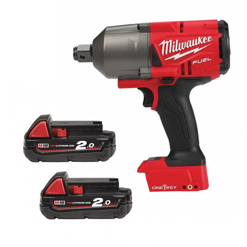 Аккумуляторный импульсный гайковерт Milwaukee M18 FUEL ONEFHIWF34-202X ONE-KEY 4933459716 фото 1