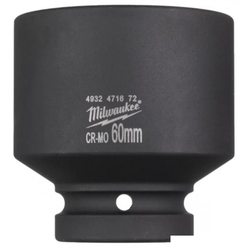 Головка Milwaukee ShW 1 60 мм ударная (1шт) 4932471672 фото 1