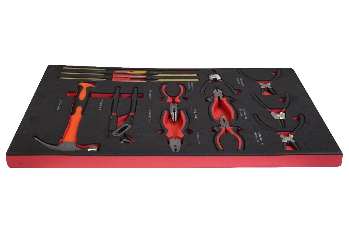 Тележка KraftWell с 7 ящиками, в подарок инструмент 277 предметов KRW-TTB+SET277 фото 11