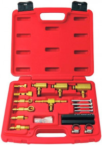 Комплект переходников для обслуживания топливных систем впрыска азиатских автомобилей, кейс, 19шт МАСТАК 120-03019C