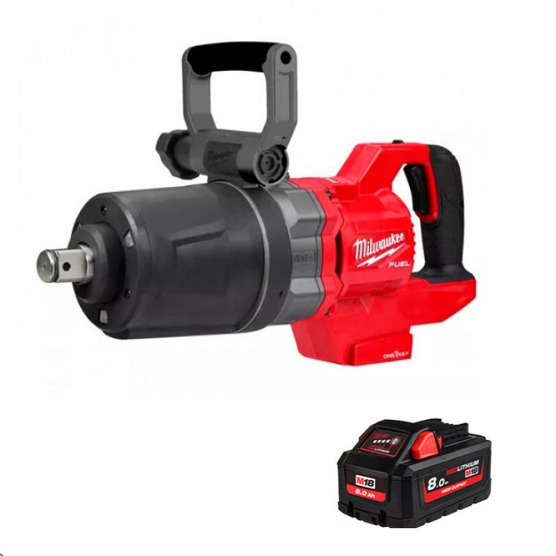 Аккумуляторный высокомоментный ударный гайковерт Milwaukee M18 FUEL ONEFHIWF1DS-801C 4933472074 фото 1