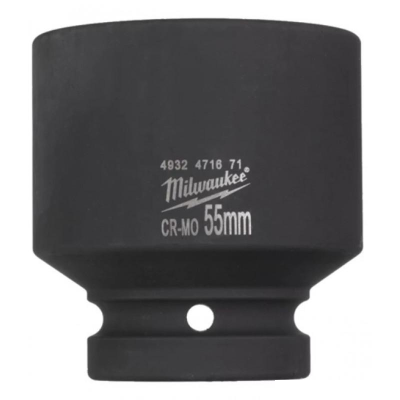 Головка Milwaukee ShW 1 55 мм ударная (1шт) 4932471671 фото 1