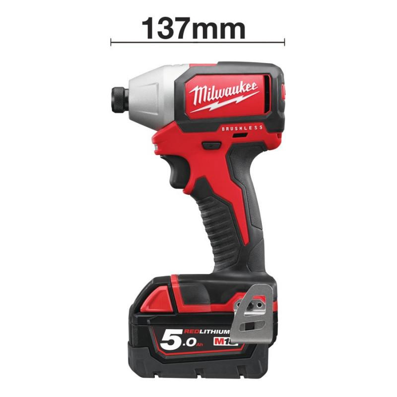 Аккумуляторный импульсный винтоверт Milwaukee M18 BLID-502C 4933448457 фото 3