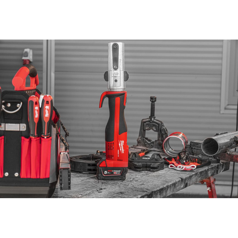 Аккумуляторный гидравлический инструмент для обжима труб Milwaukee M18 BLHPTXL-502C 4933479441 фото 7