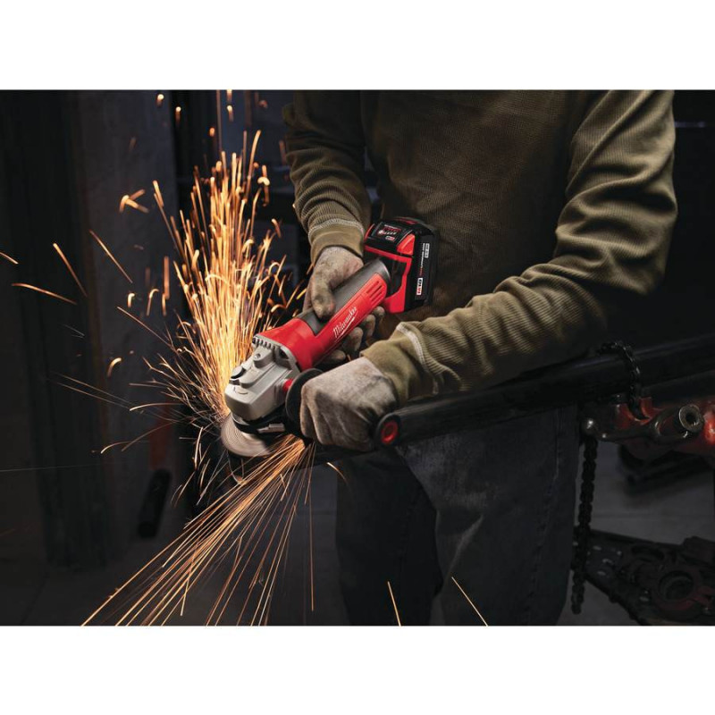 Аккумуляторная угловая шлифовальная машина (УШМ, Болгарка) Milwaukee HD18 AG-125-402C 4933441507 фото 5