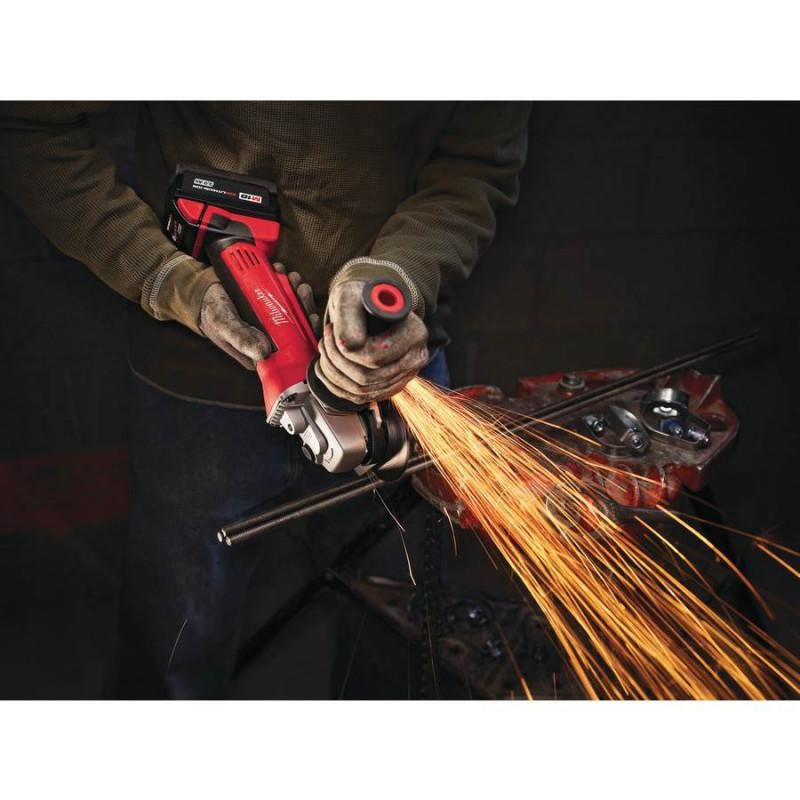 Аккумуляторная угловая шлифовальная машина (УШМ, Болгарка) Milwaukee HD18 AG-115 4933411200 фото 2