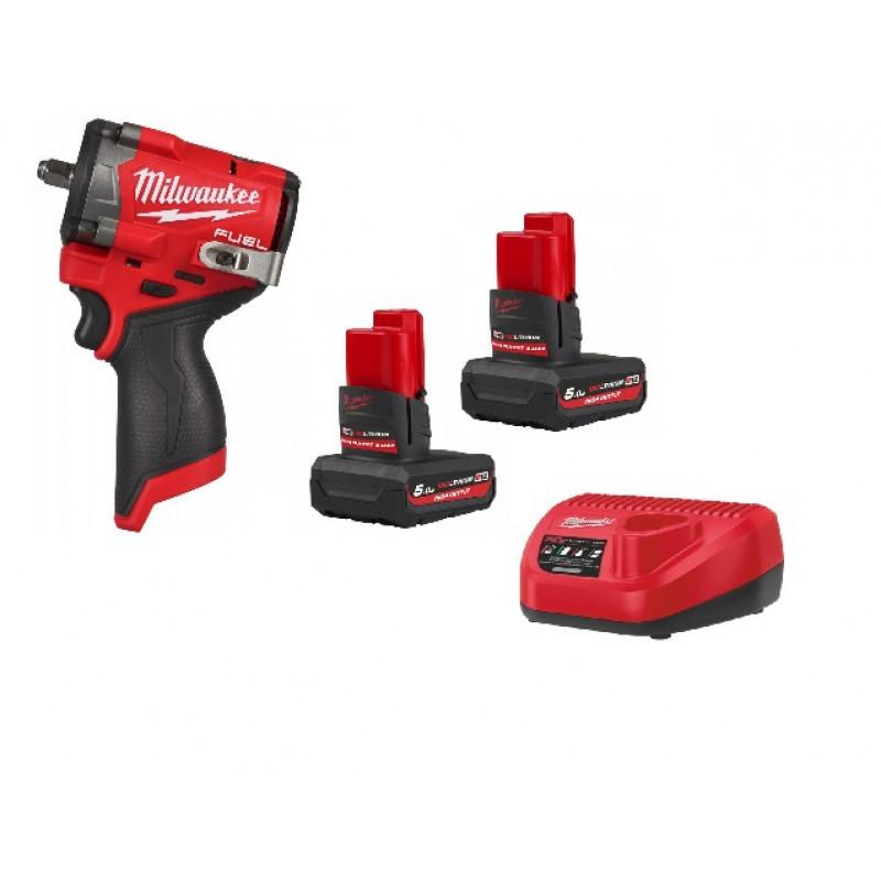 Аккумуляторный импульсный гайковерт Milwaukee M12 FUEL FCIWF38G3-502X 4933493452 фото 1