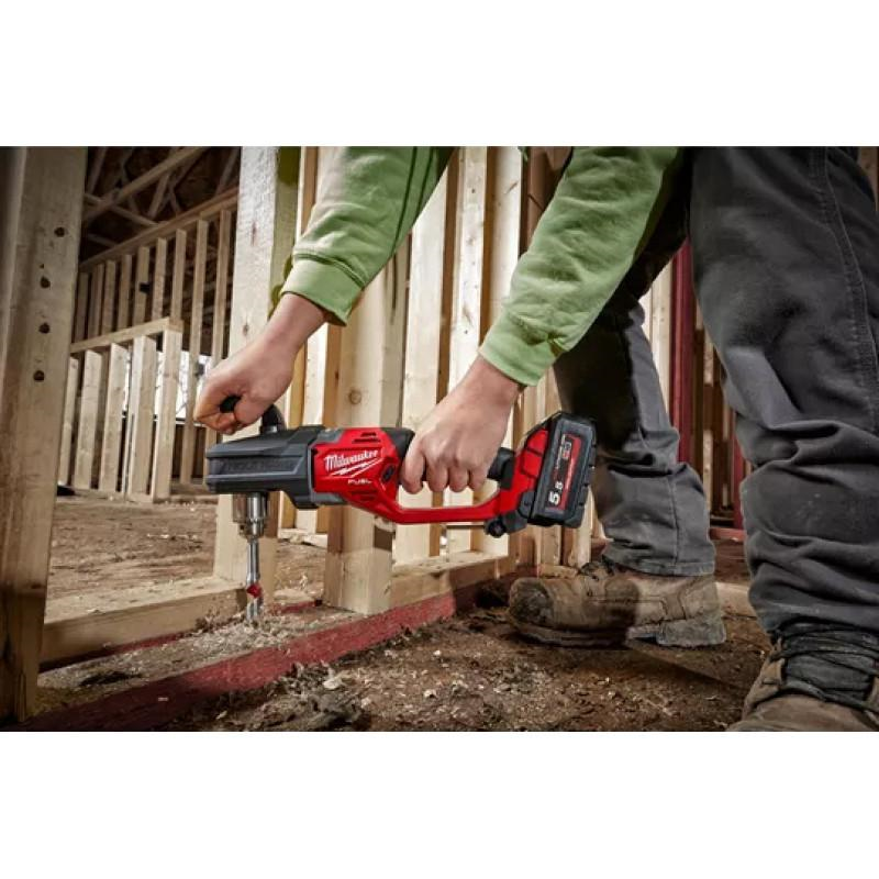 Аккумуляторная односкоростная угловая дрель Milwaukee M18 FUEL CRAD2-0X 4933471641 фото 5