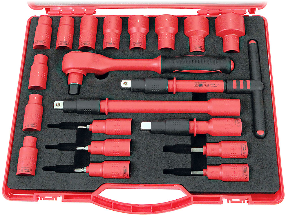 Набор диэлектрических инструментов 1/2" VDE 1000V Licota VDB-SK103 фото 1