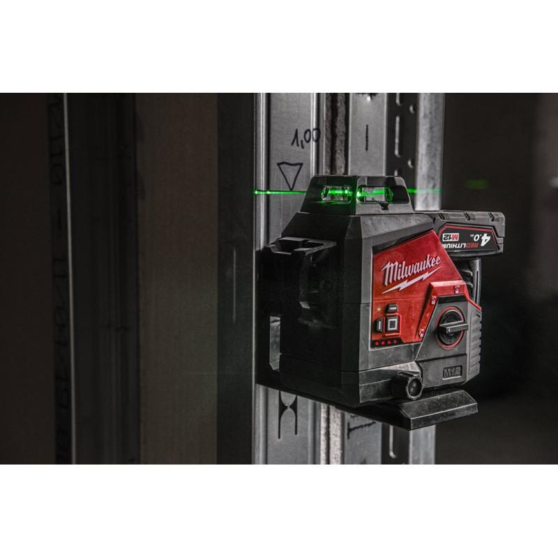 Аккумуляторный лазерный нивелир Milwaukee M12 3PLKIT-401P 4933478960 фото 12