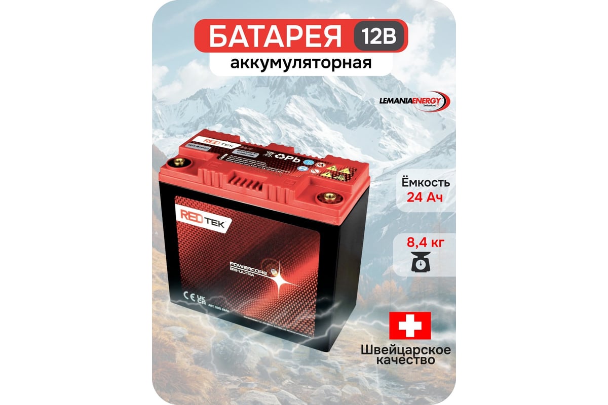 Аккумуляторная батарея для бустера P24, P19, 0815 LEMANIA ENERGY В0000000189298 фото 2