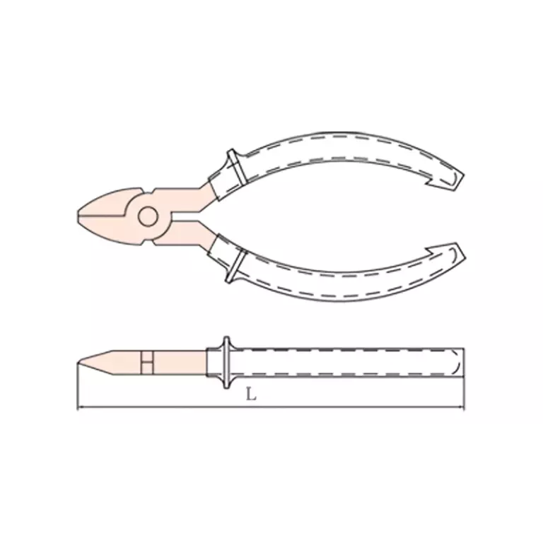 Бокорезы диагональные искробезопасные 200 мм GARWIN INDUSTRIAL GSS-ZH04 фото 2
