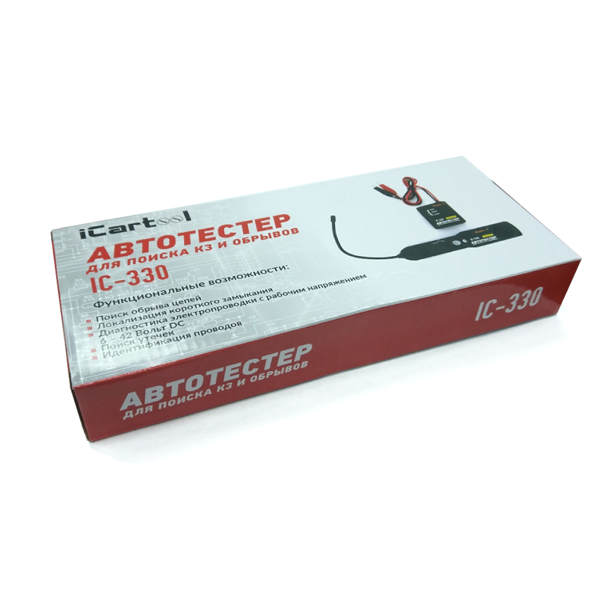 Тестер для определения коротких замыканий и обрывов цепей iCartool IC-330 фото 4