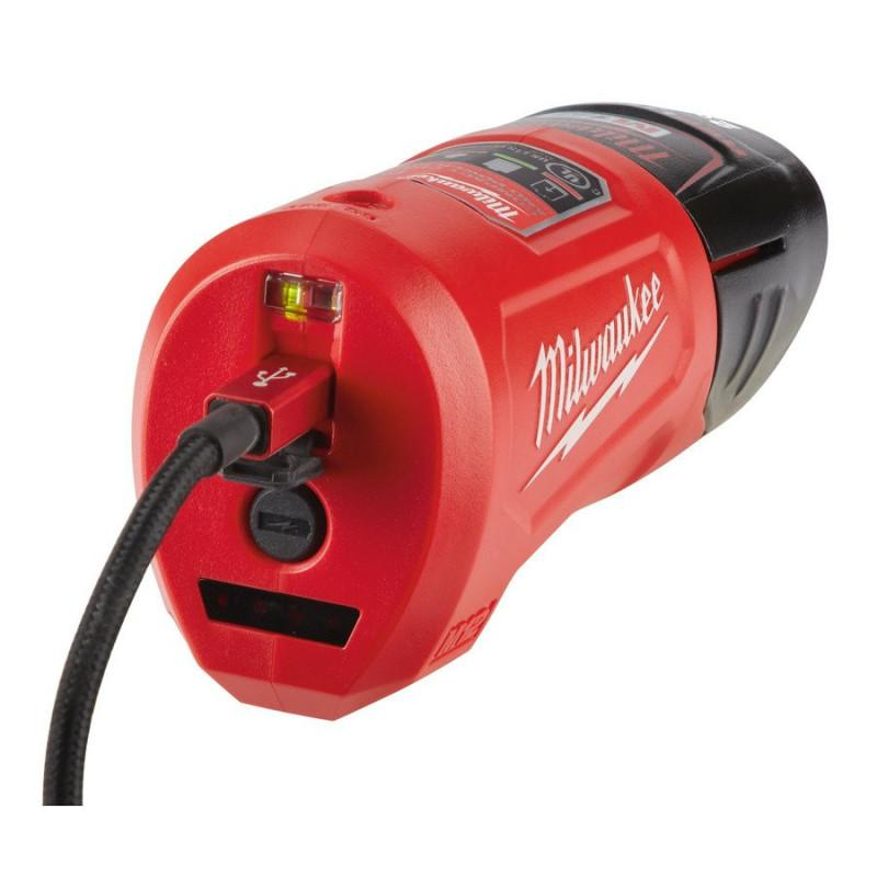 Дорожное зарядное устройство Milwaukee M12 TC 4932459450 фото 2