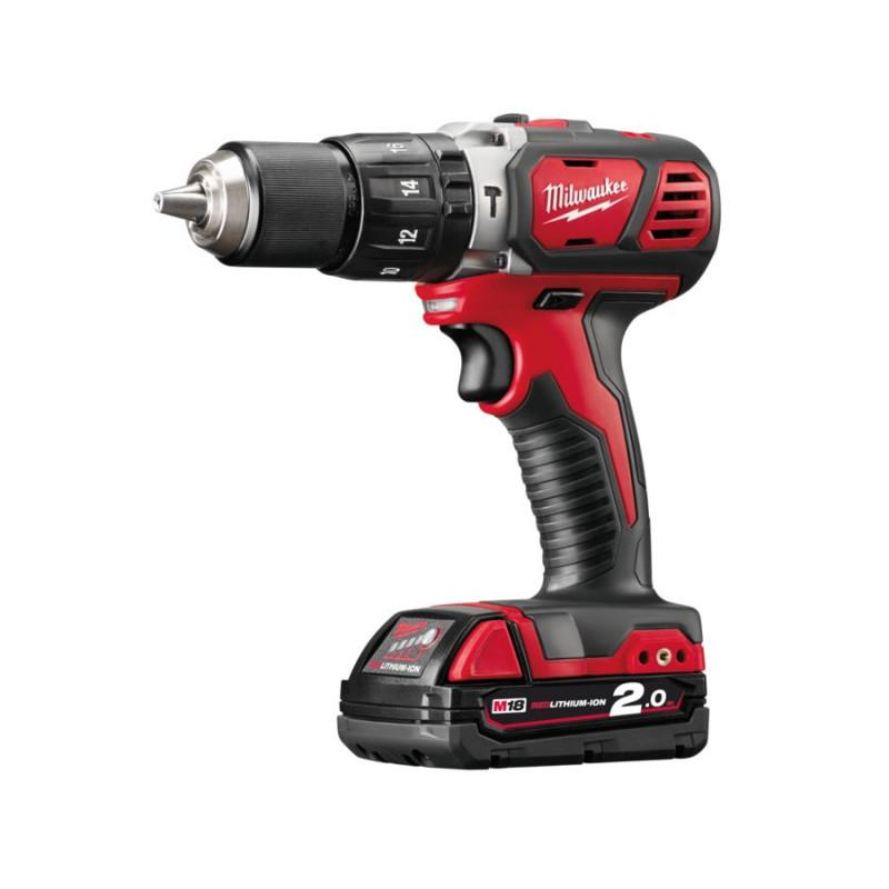 Аккумуляторная ударная дрель-шуруповерт Milwaukee M18 BPD-202C 4933443515 фото 1