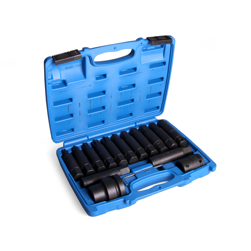 Набор ударных бит для грузовиков TORX, HEX, E-профиль Car-Tool CT-E010 фото 1