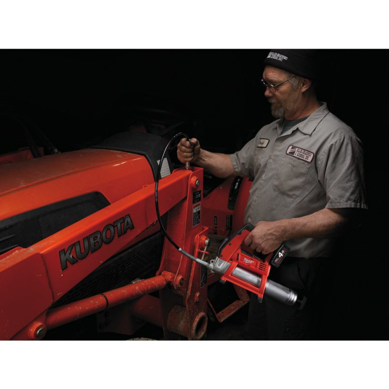Аккумуляторный шприц для смазки Milwaukee M12 GG-0 4933440435 фото 5