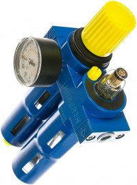 Фильтр-лубрикатор с регулятором давления и манометром (16 бар; 1050 л/мин; 1/4) HUBERTH RP208040