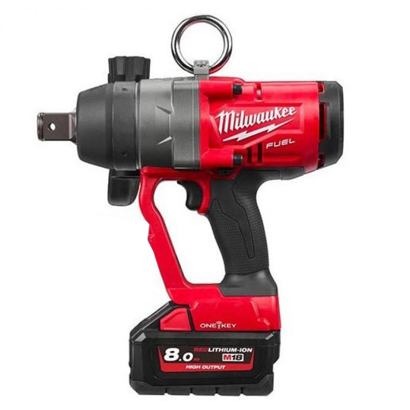 Аккумуляторный импульсный гайковерт Milwaukee M18 FUEL ONEFHIWF1-801X ONE-KEY 1” 4933459734 фото 1