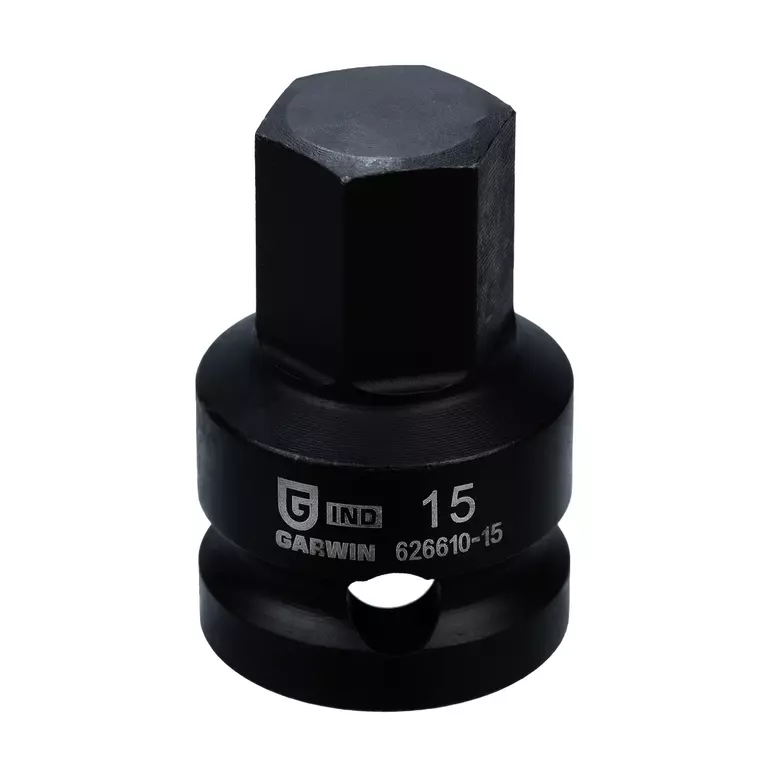 Головка торцевая ударная HEX 1/2" 15 мм L=38,1 мм GARWIN INDUSTRIAL 626610-15 фото 1