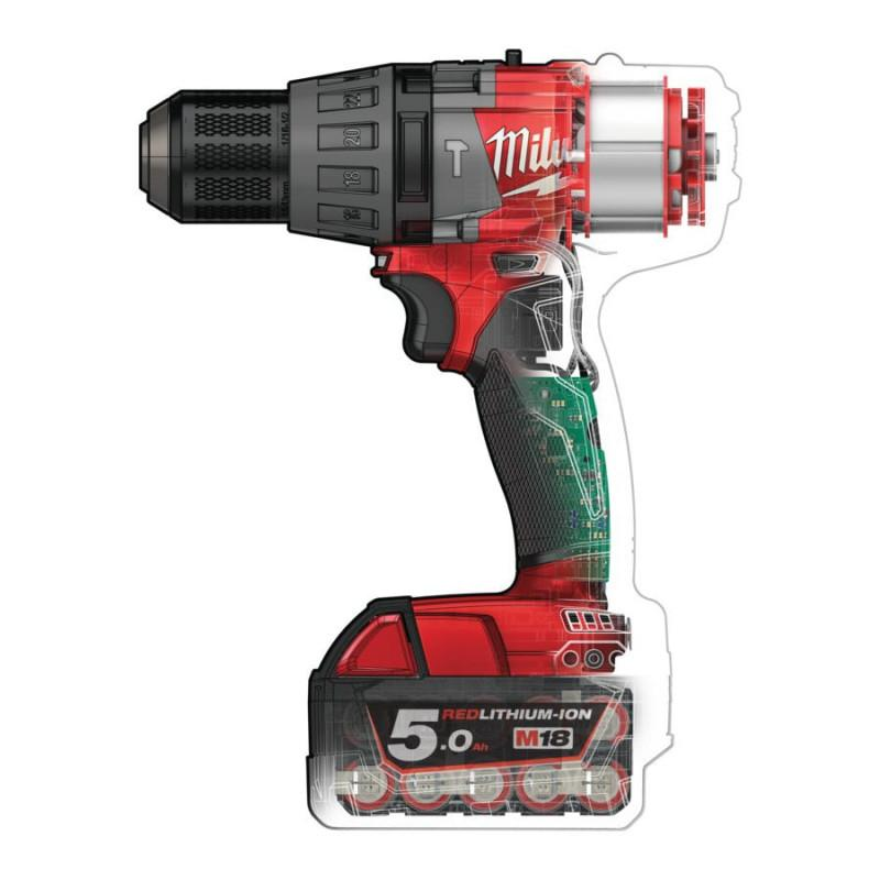 Аккумуляторная ударная дрель-шуруповерт Milwaukee M18 FUEL FPD-0 4933451060 фото 3