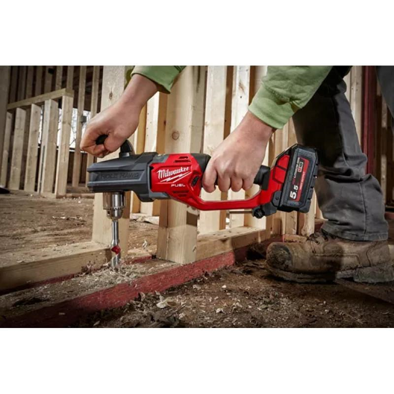 Аккумуляторная односкоростная угловая дрель Milwaukee M18 FUEL CRAD2-0X 4933471641 фото 4
